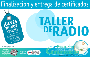 Finalización Taller de radio