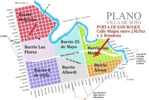 Mapa ubicación Posta de S. Roque